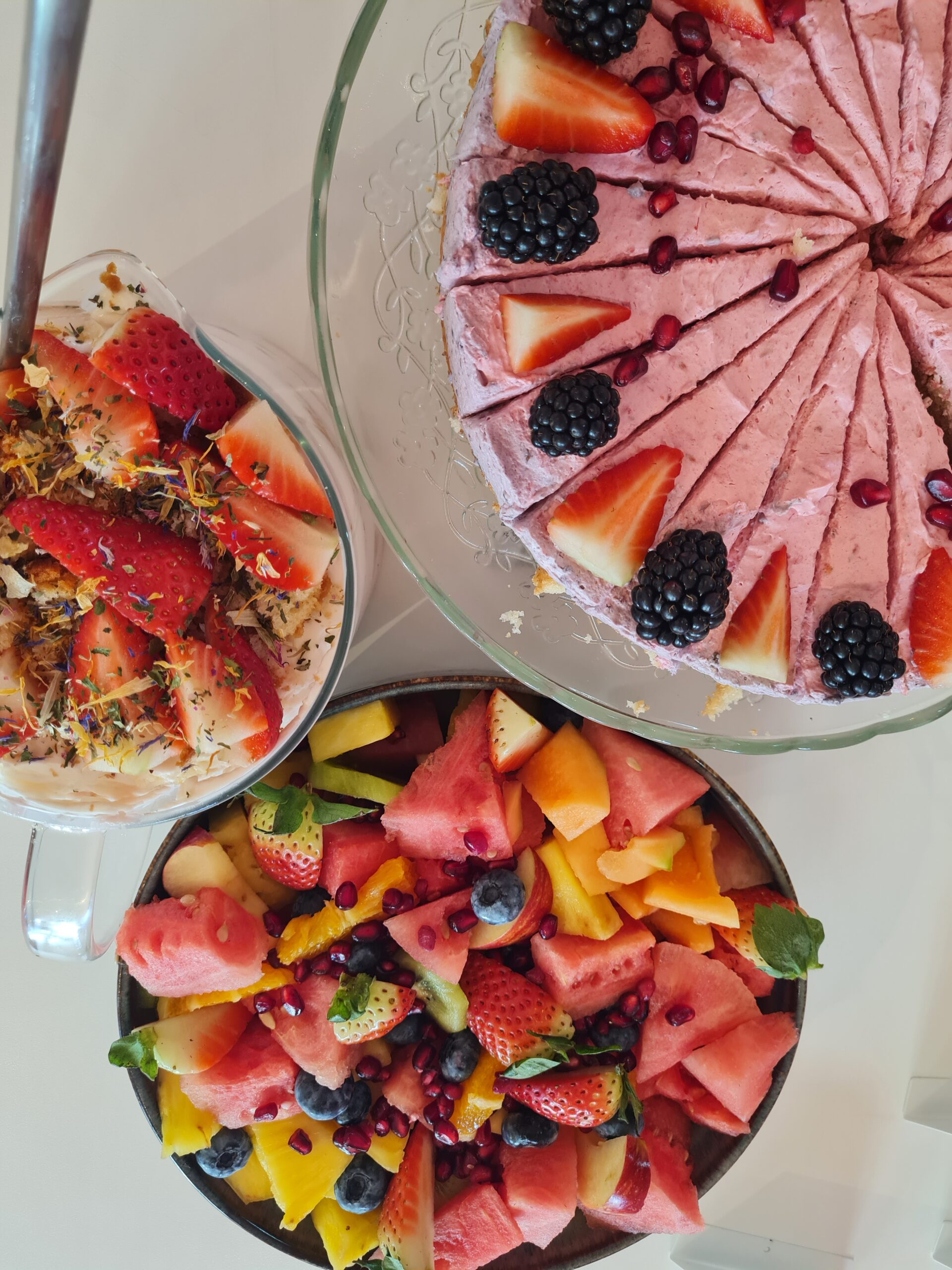 Vegane tropische Sommerparty