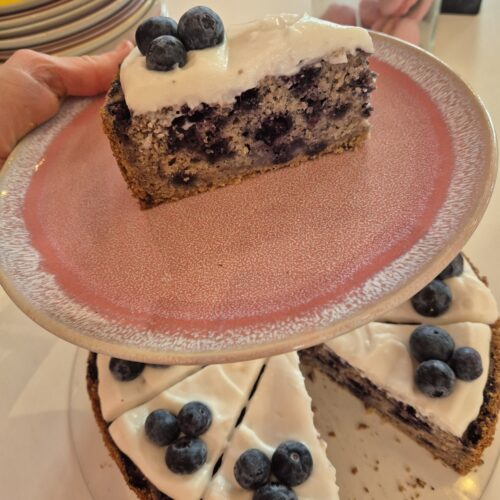 Banana Blueberry Cake (glutenfrei)